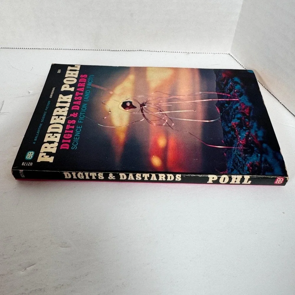 Digits & Dastards Frederik Pohl 1966 First Edition Sci-Fi Ballantine Books